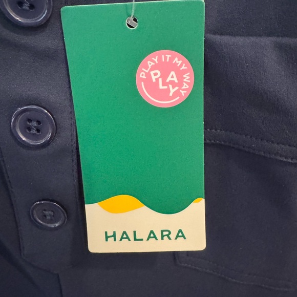 HALARA Midnight Blue Button-Up Pants - Picture 2 of 3